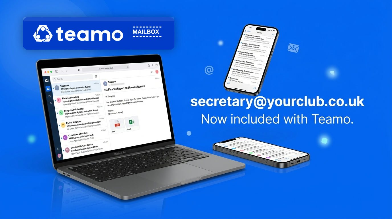 Introducing Teamo Mailbox: Professional Club Email, Built In