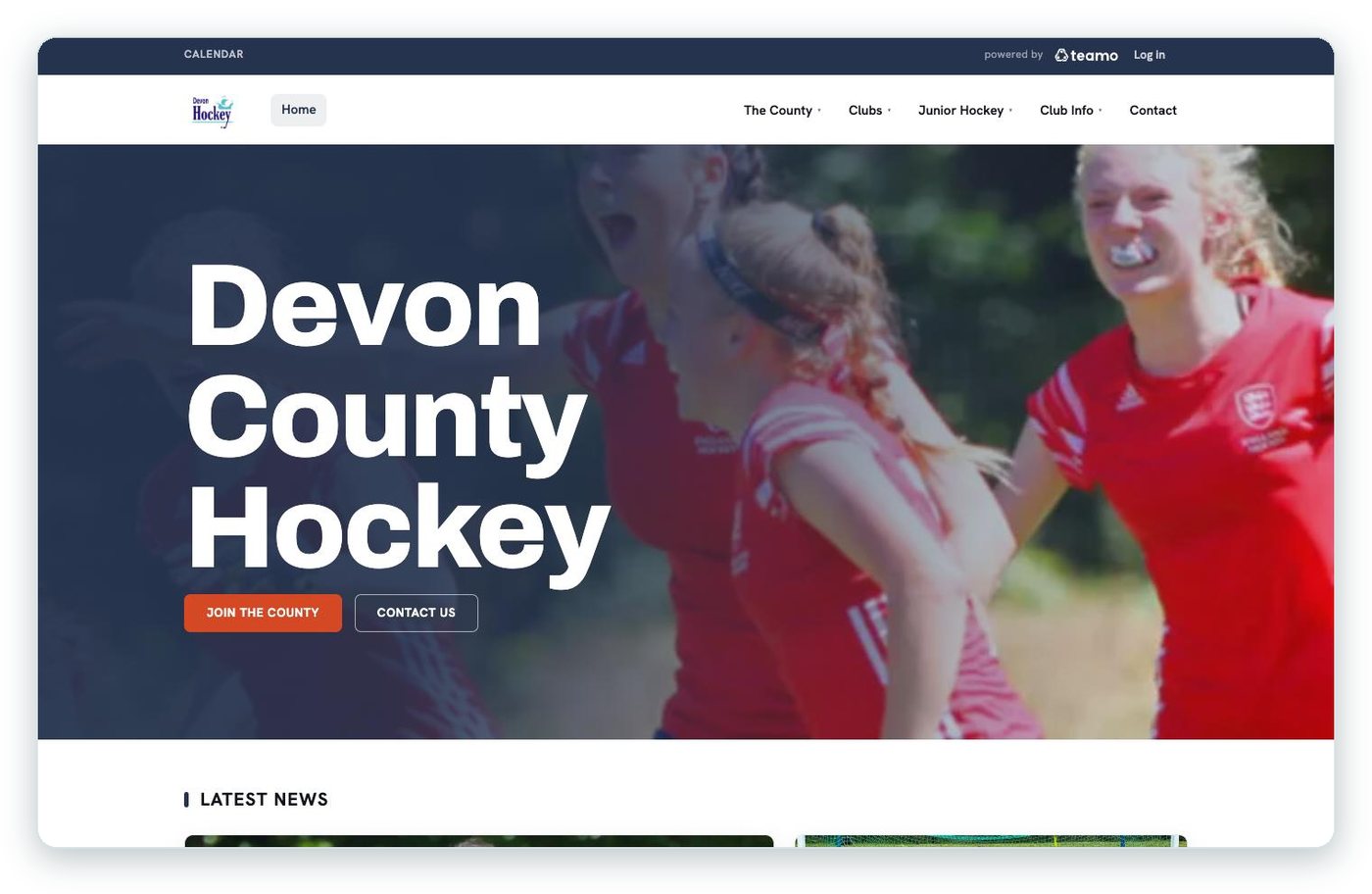 Devon County Hockey home page