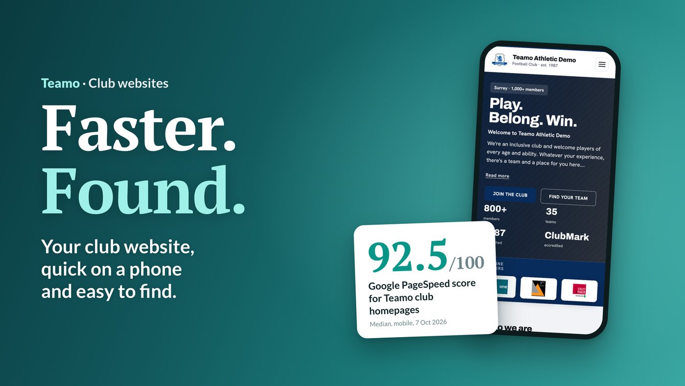 Your club website, now faster and easier to find